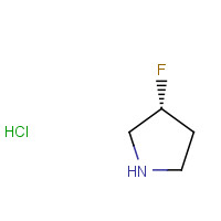 136725-55-8 (R)-(-)-3-FLUOROPYRROLIDINE HYDROCHLORIDE chemical structure