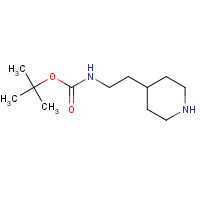 165528-81-4 (2-PIPERIDIN-4-YL-ETHYL)-CARBAMIC ACID TERT-BUTYL ESTER chemical structure