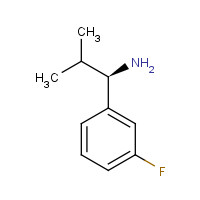 473733-18-5 (1R)-1-(3-fluorophenyl)-2-methylpropylamine chemical structure