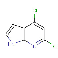 5912-18-5 1H-Pyrrolo[2,3-b]pyridine,4,6-dichloro- chemical structure