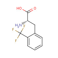 130930-49-3 D-2-TRIFLUOROMETHYLPHENYLALANINE chemical structure