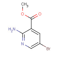 50735-34-7 Methyl 2-amino-5-bromonicotinate chemical structure