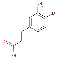 116530-55-3 3-(3-Amino-4-bromophenyl)propanoic acid chemical structure