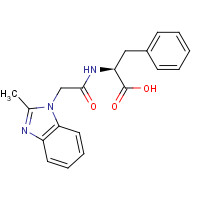 40332-25-0 N-[(2-Methyl-1H-benzimidazol-1-yl)acetyl]-L-phenylalanine chemical structure