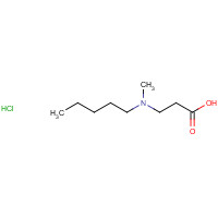 625120-81-2 3-(N-Methylpentylamino)propionic acid hydrochloride chemical structure