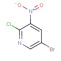 67443-38-3 5-Bromo-2-chloro-3-nitropyridine chemical structure
