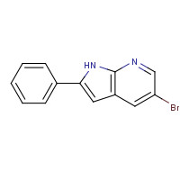953414-75-0 1H-Pyrrolo[2,3-b]pyridine,5-bromo-2-phenyl- chemical structure