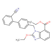 139481-41-7 Ethyl-2-Ethoxy-1-[[(2'-Cyanobiphenyl-4-yl) Methyl] Benzimidazole]-7-Carboxylate chemical structure