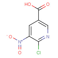 7477-10-3 2-Chloro-3-nitro-5-pyridinecarboxylic acid chemical structure