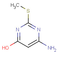 1074-41-5 4-AMINO-2-(METHYLTHIO)-6-PYRIMIDINOL chemical structure