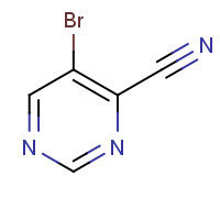 114969-66-3 5-BROMO-4-CYANOPYRIMIDINE chemical structure