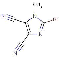 115905-43-6 2-BROMO-1-METHYL-1H-IMIDAZOLE-4,5-DICARBONITRILE chemical structure