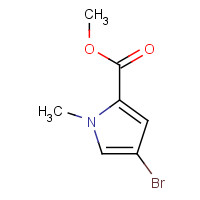 1196-90-3 METHYL 4-BROMO-1-METHYL-1H-PYRROLE-2-CARBOXYLATE chemical structure