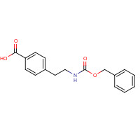 121632-81-3 4-(2-CBZ-AMINOETHYL)BENZOIC ACID chemical structure