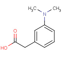 132864-53-0 2-(3-(dimethylamino)phenyl)acetic acid chemical structure