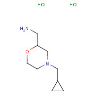 141815-15-8 C-(4-CYCLOPROPYLMETHYL-MORPHOLIN-2-YL)-METHYLAMINE DIHYDROCHLORIDE chemical structure