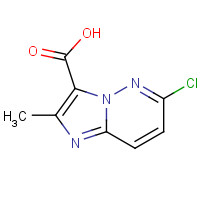 14714-22-8 Imidazo[1,2-b]pyridazine-3-carboxylic acid,6-chloro-2-methyl- chemical structure