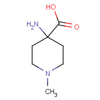 15580-66-2 4-AMINO-1-METHYL-4-PIPERIDINECARBOXYLIC ACID chemical structure