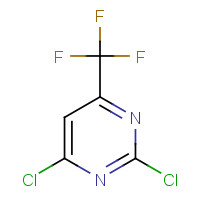 16097-64-6 2,4-dichloro-6-(trifluoromethyl)pyrimidine chemical structure