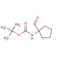 168539-99-9 N-(TERT-BUTOXYCARBONYL)-1-AMINO-1-CYCLOPENTANECARBOXALDEHYDE chemical structure