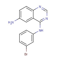 169205-78-1 N4-(3-BROMO-PHENYL)-QUINAZOLINE-4,6-DIAMINE chemical structure