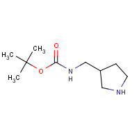173340-25-5 Carbamic acid,[(3R)-3-pyrrolidinylmethyl]-,1,1-dimethylethyl ester (9CI) chemical structure