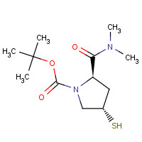 177615-44-0 1-Pyrrolidine-Carboxylic Acid,2-[(Dimethylamino)Carbonyl]-4-Mercapto-1,1-Dimethyl Ester,(2s-Cis)- chemical structure