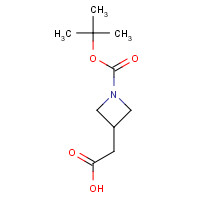 183062-96-6 N-Boc-3-azetidine acetic acid chemical structure