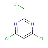 19875-05-9 2-Chloromethyl-4,6-dichloropyrimidine chemical structure