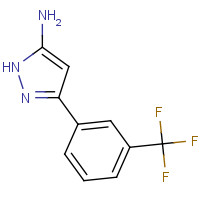 209224-91-9 5-(3-TRIFLUOROMETHYL-PHENYL)-2H-PYRAZOL-3-YLAMINE chemical structure