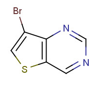 21586-25-4 7-bromothieno[3,2-d]pyrimidine chemical structure