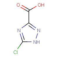 21733-03-9 5-CHLORO-1H-1,2,4-TRIAZOLE-3-CARBOXYLIC ACID chemical structure