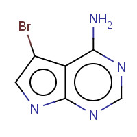 22276-99-9 4-AMINO-5-BROMOPYRROLO[2,3-D]PYRIMIDINE chemical structure
