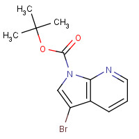 226085-17-2 TERT-BUTYL 3-BROMO-1H-PYRROLO[2,3-B]PYRIDINE-1-CARBOXYLATE chemical structure