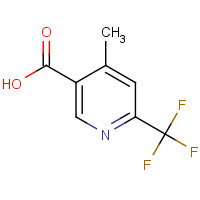 261635-74-9 4-Methyl-6-trifluoromethyl-nicotinic acid chemical structure