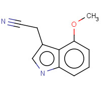 4837-74-5 4-Methoxyindole-3-Acetonitrile chemical structure