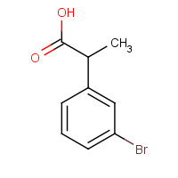 53086-52-5 2-(3-Bromophenyl)propanoic acid chemical structure