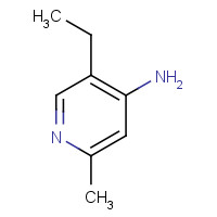 5350-64-1 4-PYRIDINAMINE,5-ETHYL-2-METHYL- chemical structure