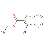 56881-21-1 ETHYL 7-AMINOTHIENO[2,3-B]PYRAZINE-6-CARBOXYLATE chemical structure