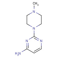 57005-71-7 2-(4-METHYL-1-PIPERAZINYL)-4-PYRIMIDINAMINE chemical structure