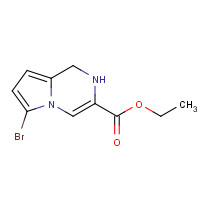 588720-62-1 ethyl 6-bromoH-pyrrolo[1,2-a]pyrazine-3-carboxylate chemical structure