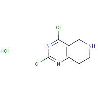 635698-30-5 2,4-Dichloro-5,6,7,8-tetrahydropyrido[4,3-d]pyrimidine hydrochloride chemical structure