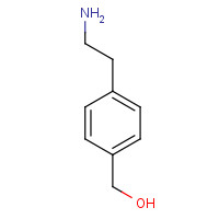 64353-30-6 4-(2-Aminoethyl)phenylmethanol chemical structure