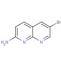64874-38-0 2-AMINO-6-BROMO-1,8-NAPHTHYRIDINE chemical structure