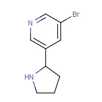 71719-06-7 3-BROMO-5-(2-PYRROLIDINYL)PYRIDINE chemical structure