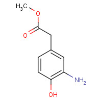 78587-72-1 methyl 2-(3-amino-4-hydroxyphenyl)acetate chemical structure