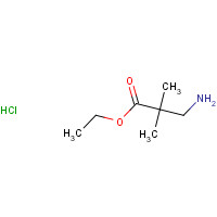 80253-38-9 3-AMINO-2,2-DIMETHYL-PROPIONIC ACID ETHYL ESTER HYDROCHLORIDE chemical structure