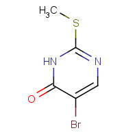 81560-03-4 5-bromo-2-methylsulfanyl-3H-pyrimidin-4-one chemical structure