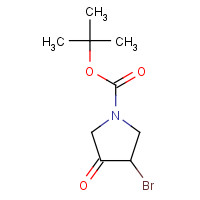 885278-03-5 3-Bromo-4-oxo-pyrrolidine-1-caroboxylic acid tert-butyl ester chemical structure