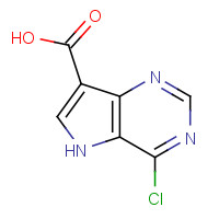 853058-43-2 4-chloro-5H-pyrrolo[3,2-d]pyrimidine-7-carboxylic acid chemical structure